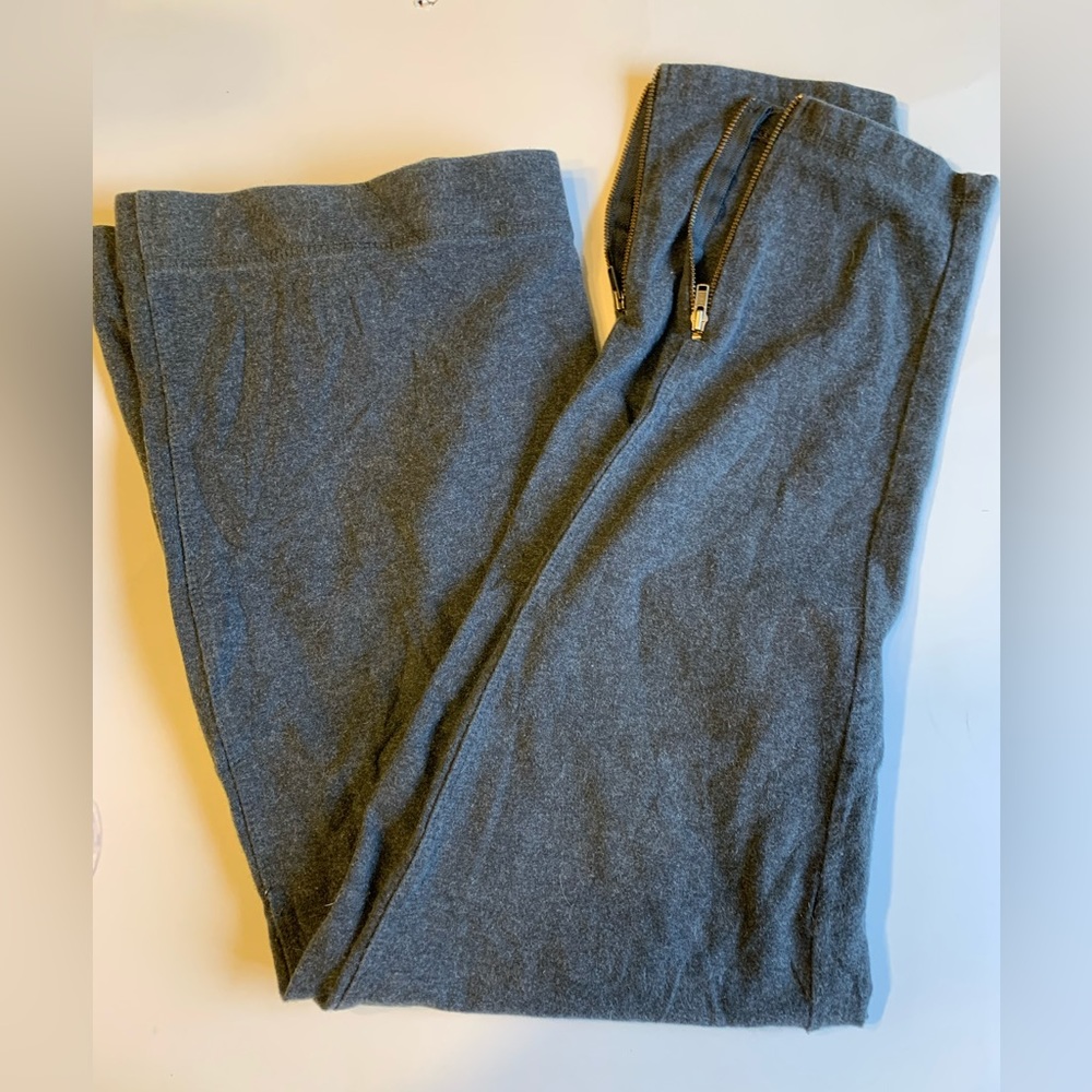JCrew Gray Leggings with zip legs, woman size XXL